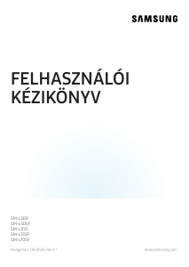 Használati útmutató Samsung SM-L705F Galaxy Watch Okosóra