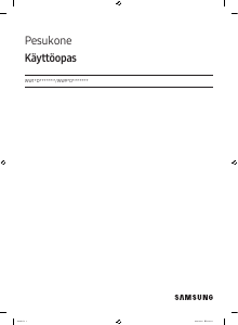 Käyttöohje Samsung WW11DB7B94GE Pesukone