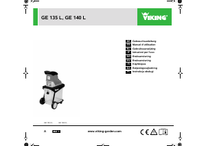 Brugsanvisning Viking GE 135 L Kompostkværn