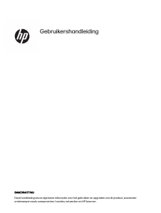 Handleiding HP Omni 32-c0000nb Desktop