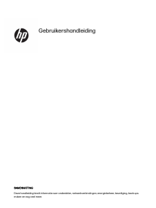 Handleiding HP 14-em0041nb Laptop