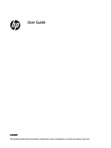 Manual HP Chromebook 15a-na0001na Laptop