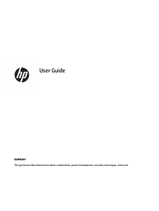 Manual HP Chromebook 14b-cb0002na Laptop