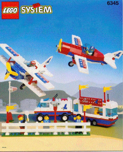 Manual Lego set 6345 Town Aerial acrobats