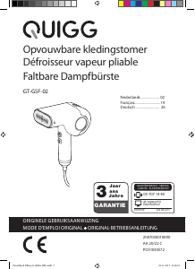Bedienungsanleitung Quigg GT-GSF-02 Dampfbürste