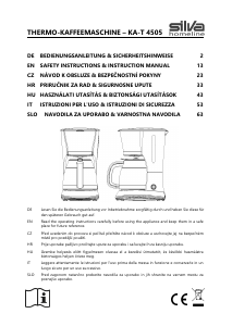 Handleiding Silva KA-T 4505 Koffiezetapparaat