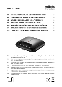 Handleiding Silva ST 2000 Contactgrill