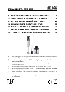 Handleiding Silva SMS 6502 Staafmixer