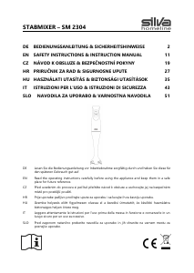 Handleiding Silva SM 2304 Staafmixer