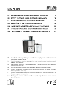 Bedienungsanleitung Silva AE 2340 Entsafter