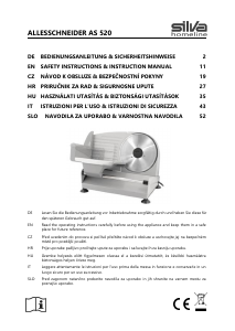Bedienungsanleitung Silva AS 520 Allesschneider