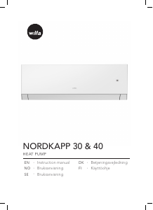 Käyttöohje Wilfa Nordkapp 40PB Ilmastointilaite