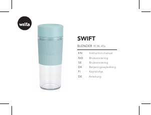 Handleiding Wilfa RCBL-45BE Swift Blender