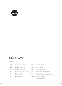 Handleiding Wilfa KS1B-T2 Uni Black Keukenweegschaal