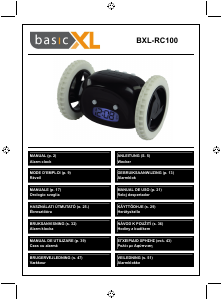 Használati útmutató BasicXL BXL-RC100 Ébresztőórás rádió