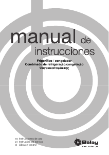 Manual de uso Balay 3KF6601W Frigorífico combinado