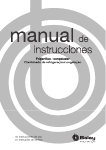 Manual de uso Balay 3KF6625WE Frigorífico combinado