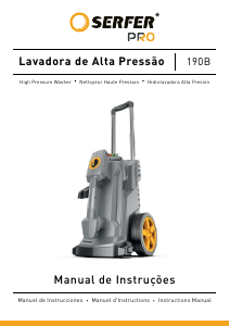 Manual Serfer 3855-190 Máquina de limpeza a alta pressão