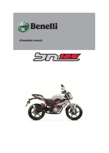 Manuál Benelli BN 125 Motocykl