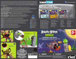 Manual K'nex set 72432 Angry Birds Fire bomb bird vs. Small minion pig