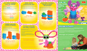 Manual K'nex set 85001 Sesame Street Abby Cadabby