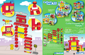 Manual K'nex set 85371 Sesame Street Fire house