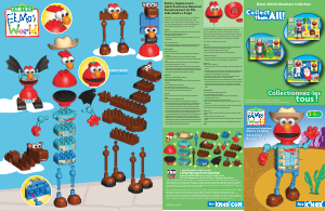 Manual K'nex set 85361 Sesame Street Elmos cowboy adventure