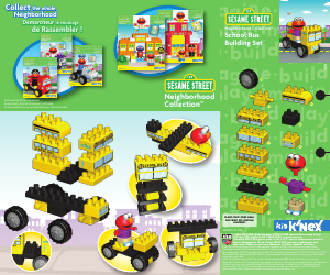Manual K'nex set 85157 Sesame Street School bus