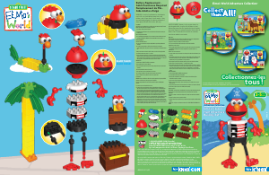 Manual K'nex set 85362 Sesame Street Elmos treasure hunt adventure