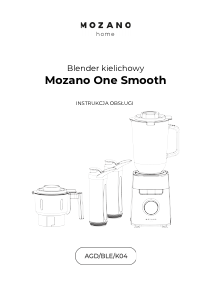 Instrukcja Mozano K04 Blender