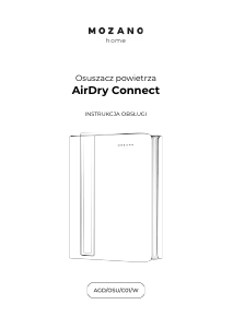 Instrukcja Mozano C01 AirDry Connect Osuszacz