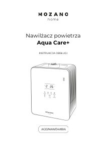 Instrukcja Mozano NAW 04 Aqua Care+ Nawilżacz