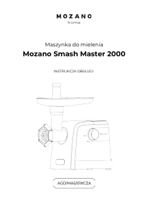 Instrukcja Mozano Smart Master 2000 Maszynka do mielenia