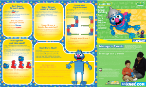 Manual K'nex set 85002 Sesame Street Super Grover