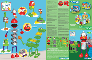 Manual K'nex set 85363 Sesame Street Elmos dragon adventure