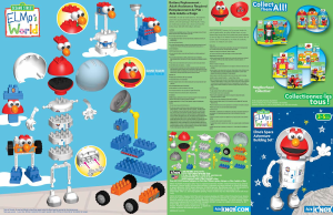 Manual K'nex set 85364 Sesame Street Elmos space adventure