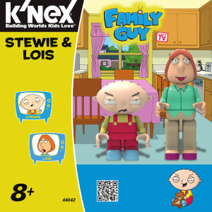 Manual K'nex set 44042 Family Guy Stewie & Lois