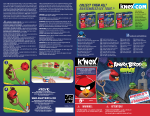 Manual K'nex set 72004 Angry Birds Super red s. Small minion pig