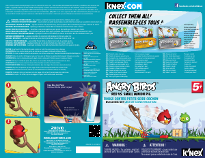 Manual K'nex set 72475 Angry Birds Red vs. Small minion pig