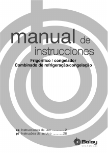 Manual de uso Balay 3KI7148F Frigorífico combinado