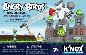 Manual K'nex set 72662 Angry Birds King pig castle