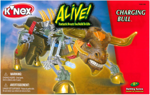 Manual K'nex set 11509 Alive! Charging bull