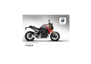 Bedienungsanleitung BMW F 900 R (2019) Motorrad