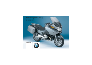 Bedienungsanleitung BMW R 1200 RT (2004) Motorrad