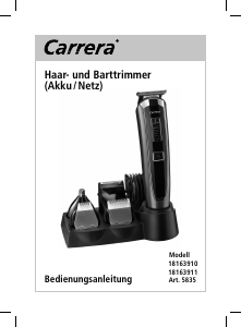 Bedienungsanleitung Carrera 18163911 Haarschneider