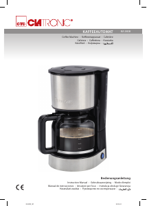 كتيب Clatronic KA 3808 ماكينة قهوة