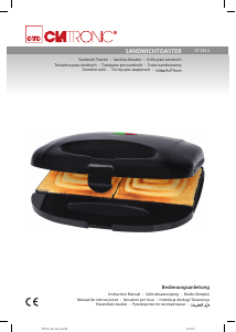 Használati útmutató Clatronic ST 3814 Kontaktgrill