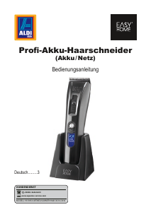 Bedienungsanleitung EasyHome 9133950 Haarschneider