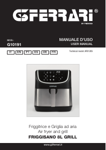 Handleiding G3 Ferrari G10191 Friggisano 8L Grill Friteuse