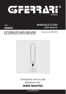 Handleiding G3 Ferrari G50051 Wind Mastro Ventilator